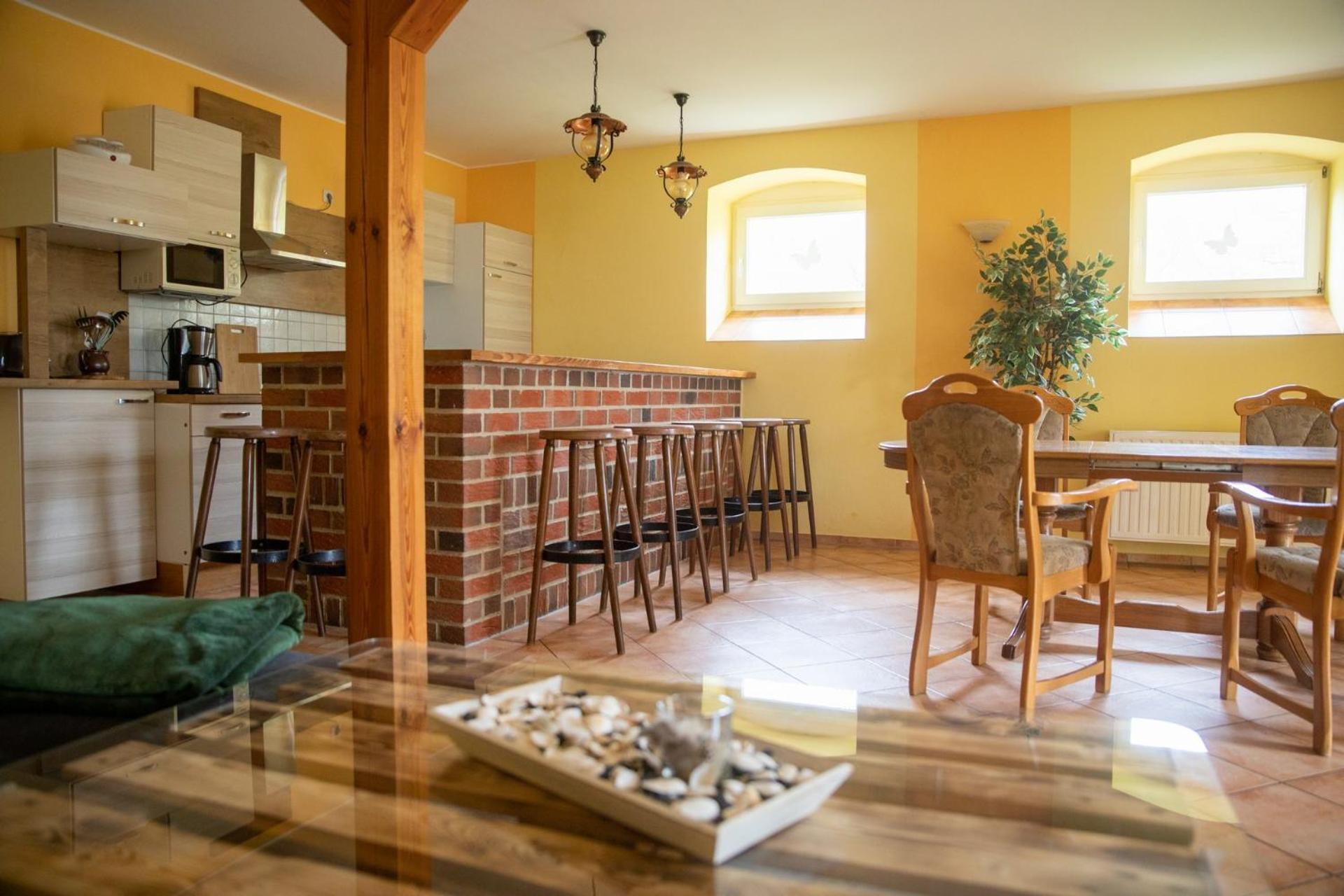 Landurlaub Auf Dem Mellenhof Appartement Funkenhagen Buitenkant foto