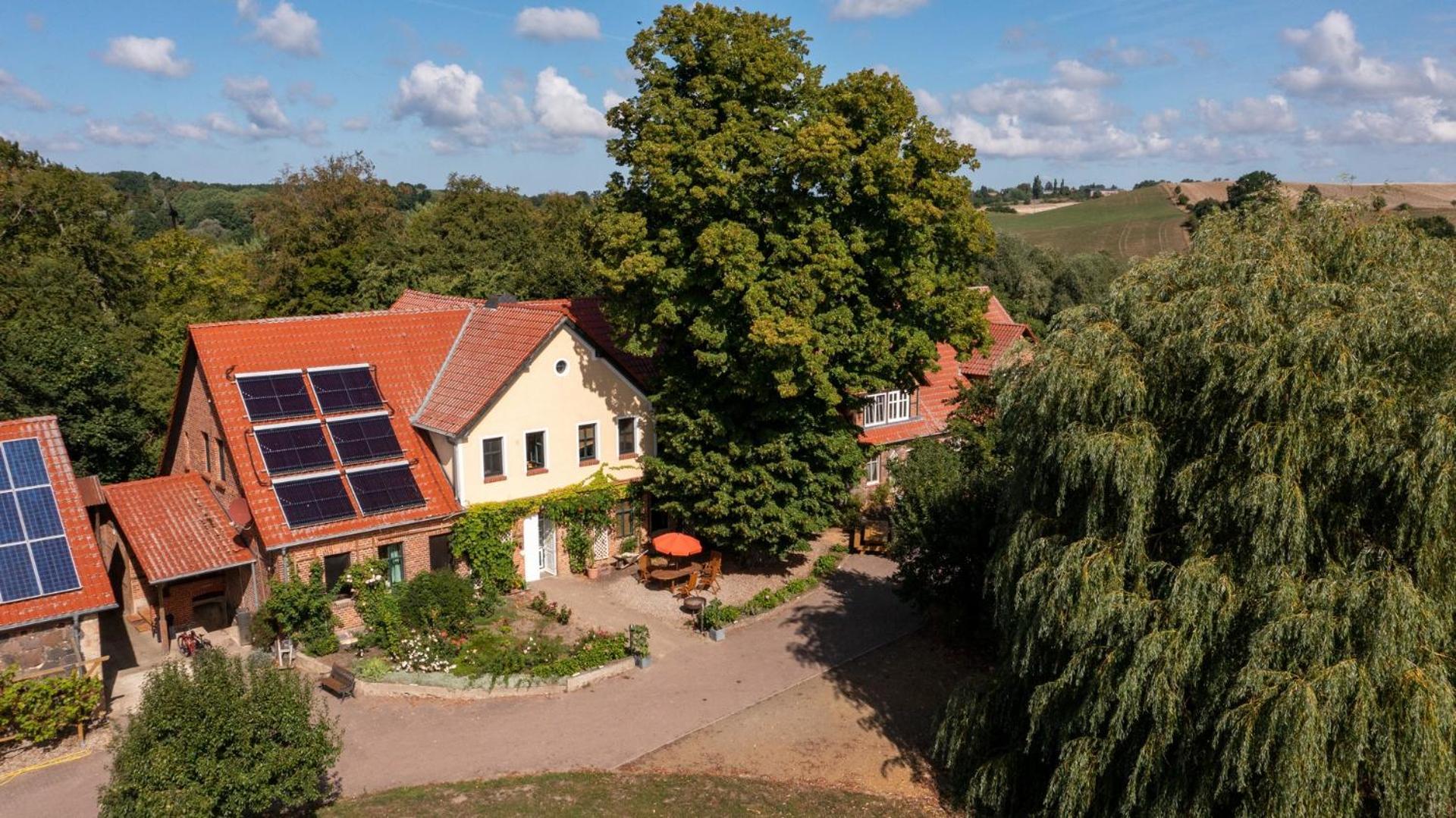 Landurlaub Auf Dem Mellenhof Appartement Funkenhagen Buitenkant foto